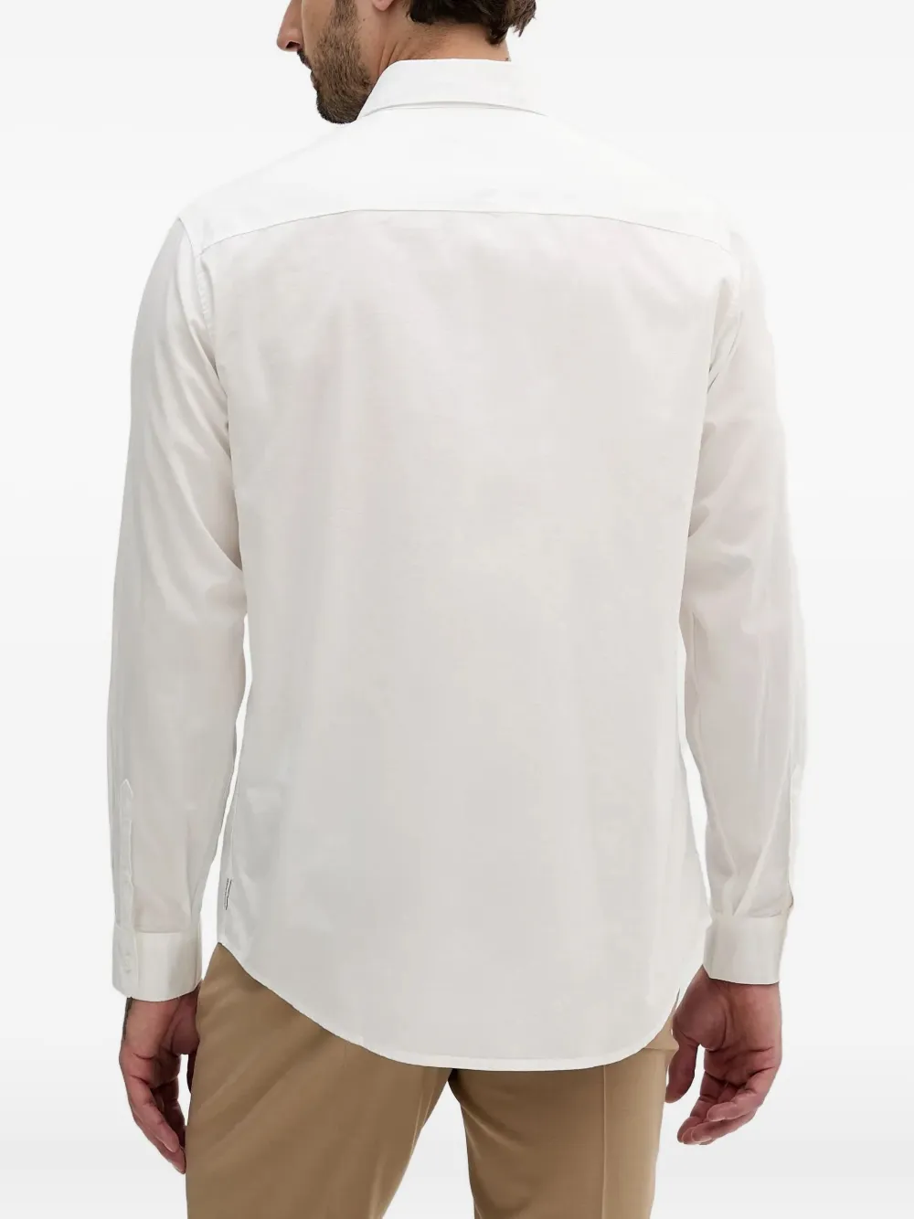 Armani Exchange Overhemd met borstzak Wit