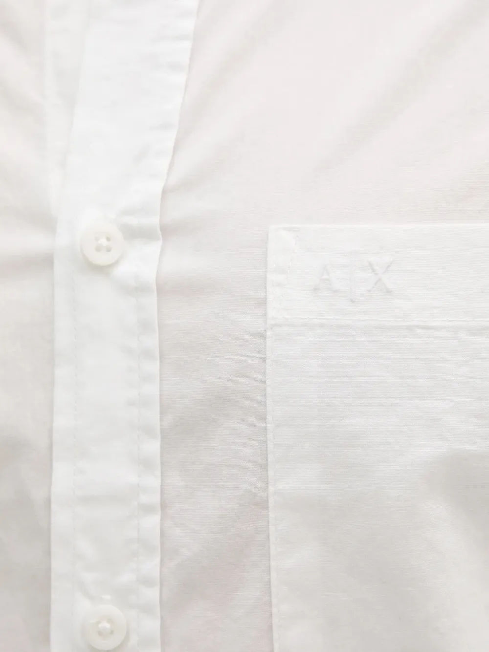 Armani Exchange Overhemd met borstzak Wit