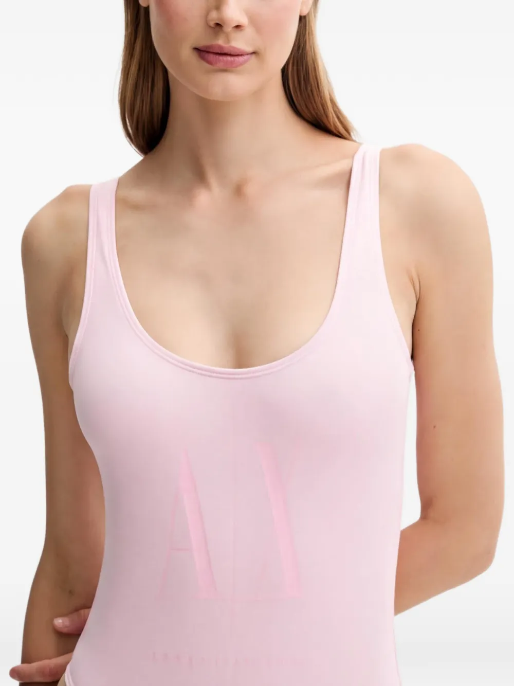 Armani Exchange Badpak met logoprint Roze