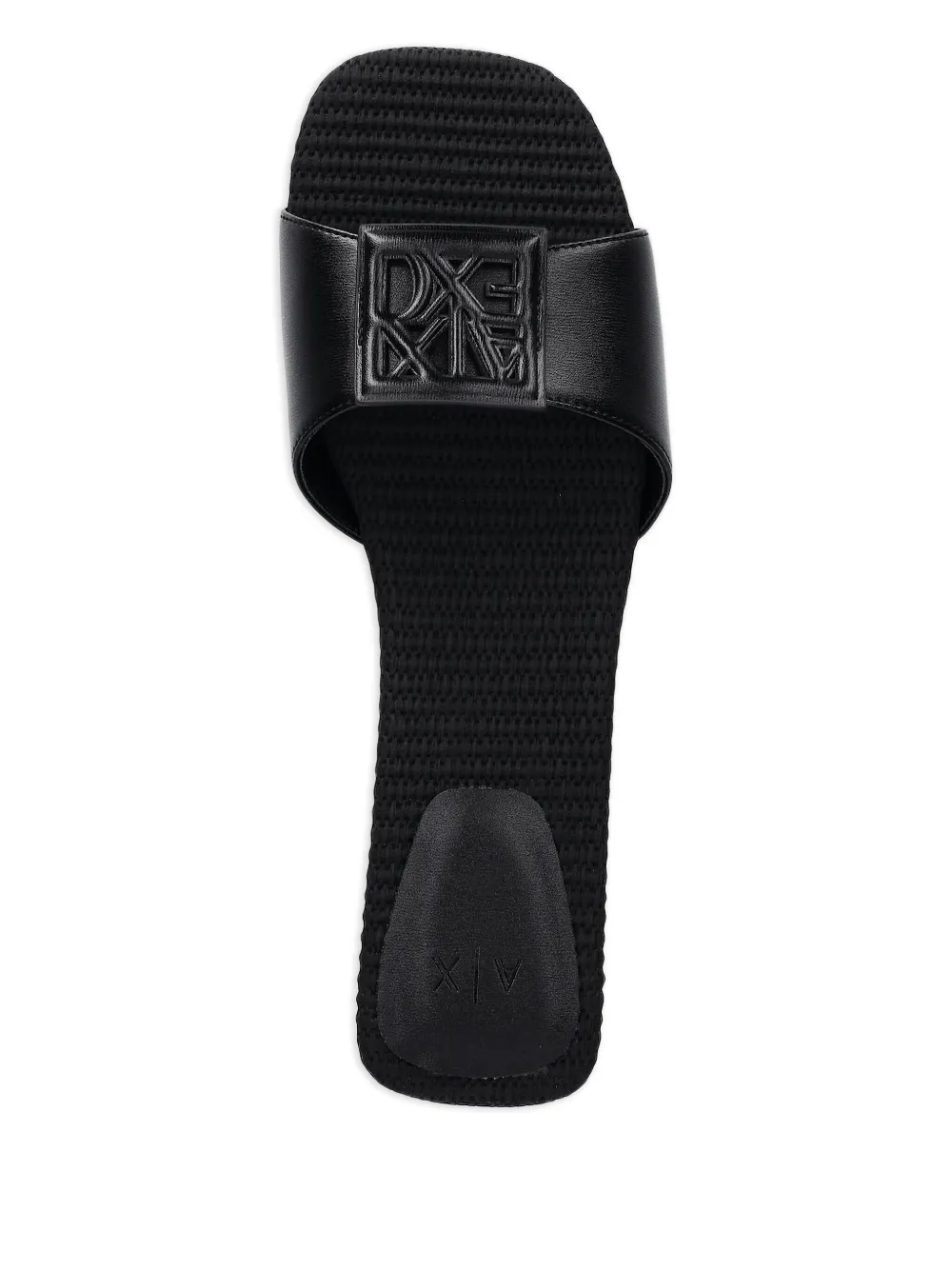 Armani Exchange Sandalen met logoplakkaat Zwart