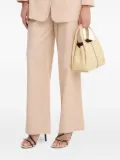 Armani Exchange elastic-waist straight trousers - Pink
