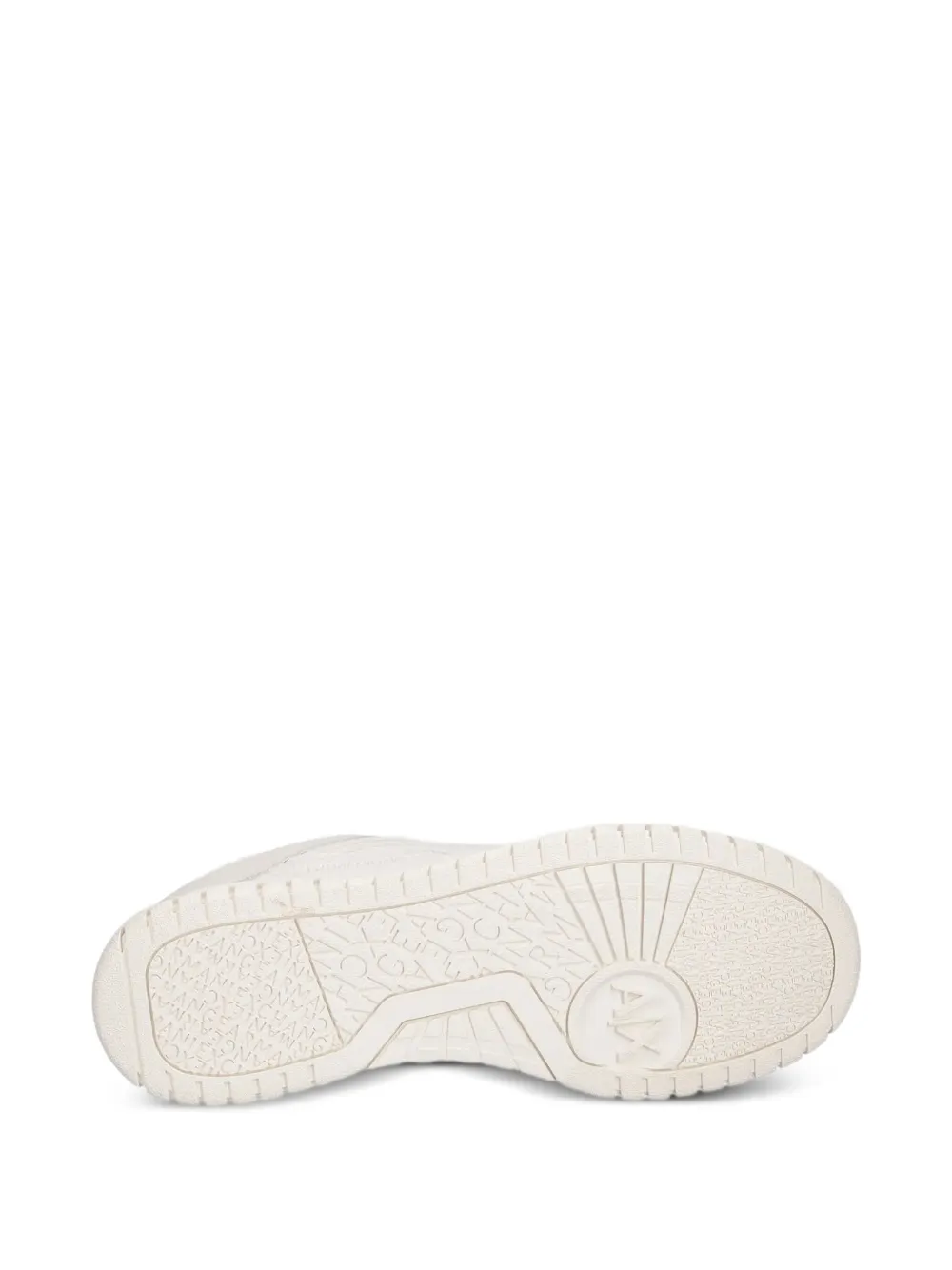 Armani Exchange Leren sneakers Wit