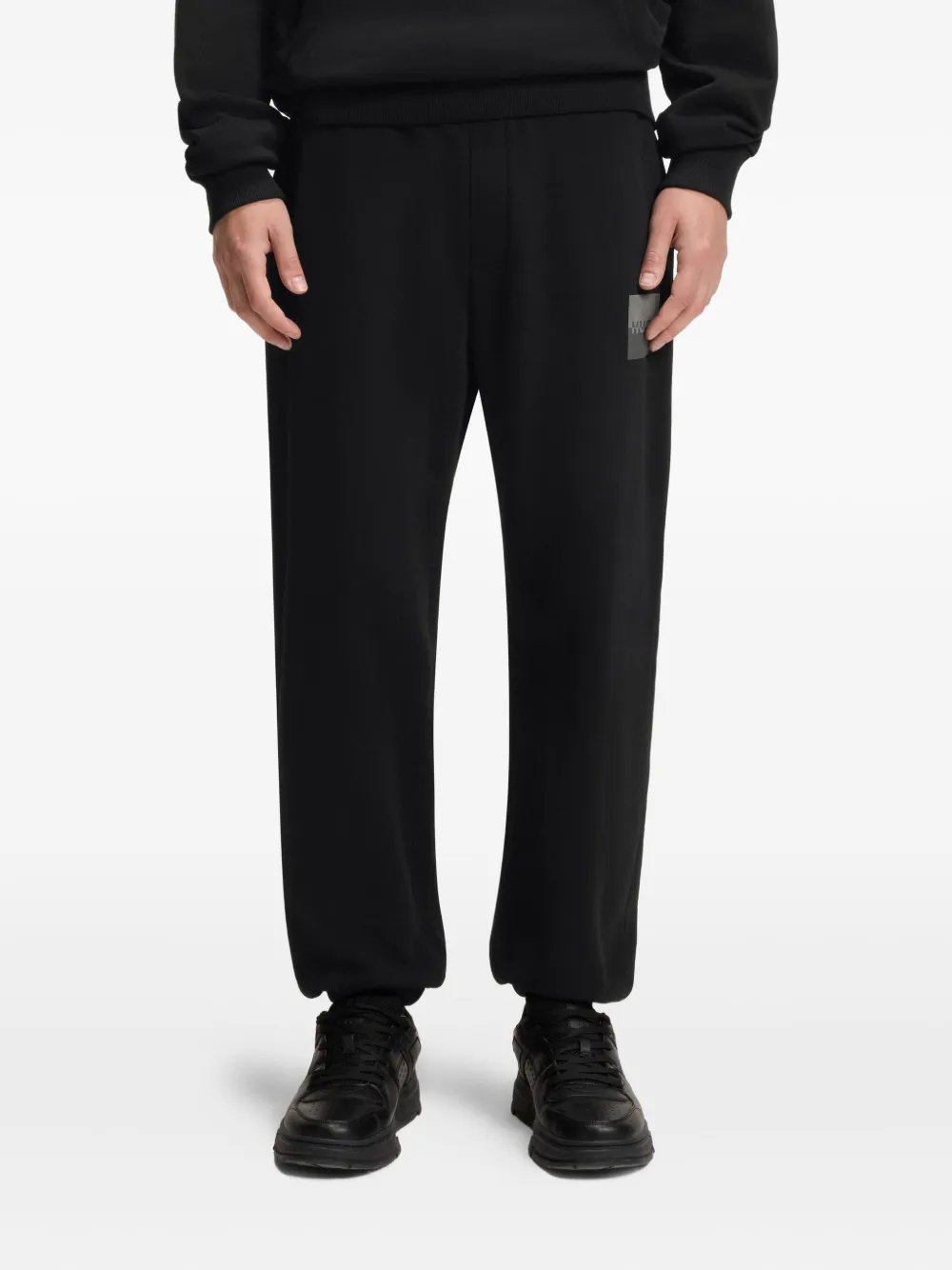 HUGO Trainingsbroek met logopatch Zwart