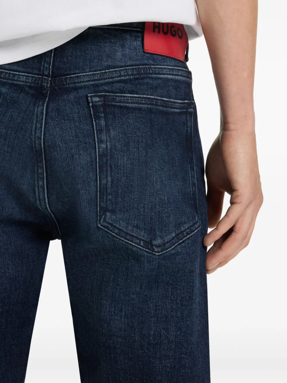 HUGO Jeans met effect Blauw