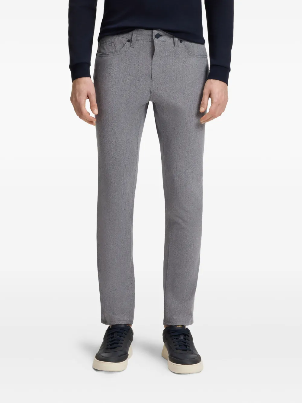 BOSS Skinny broek Grijs