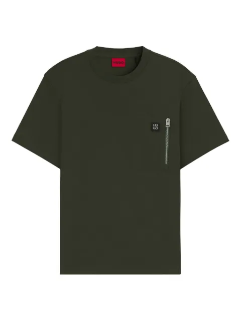 HUGO logo-patch t-shirt