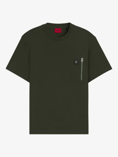 HUGO logo-patch t-shirt