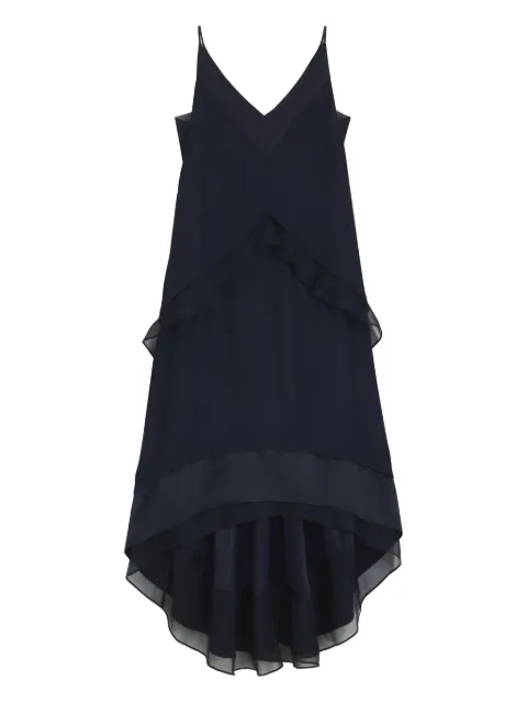 BOSS layered ruffled midi dress