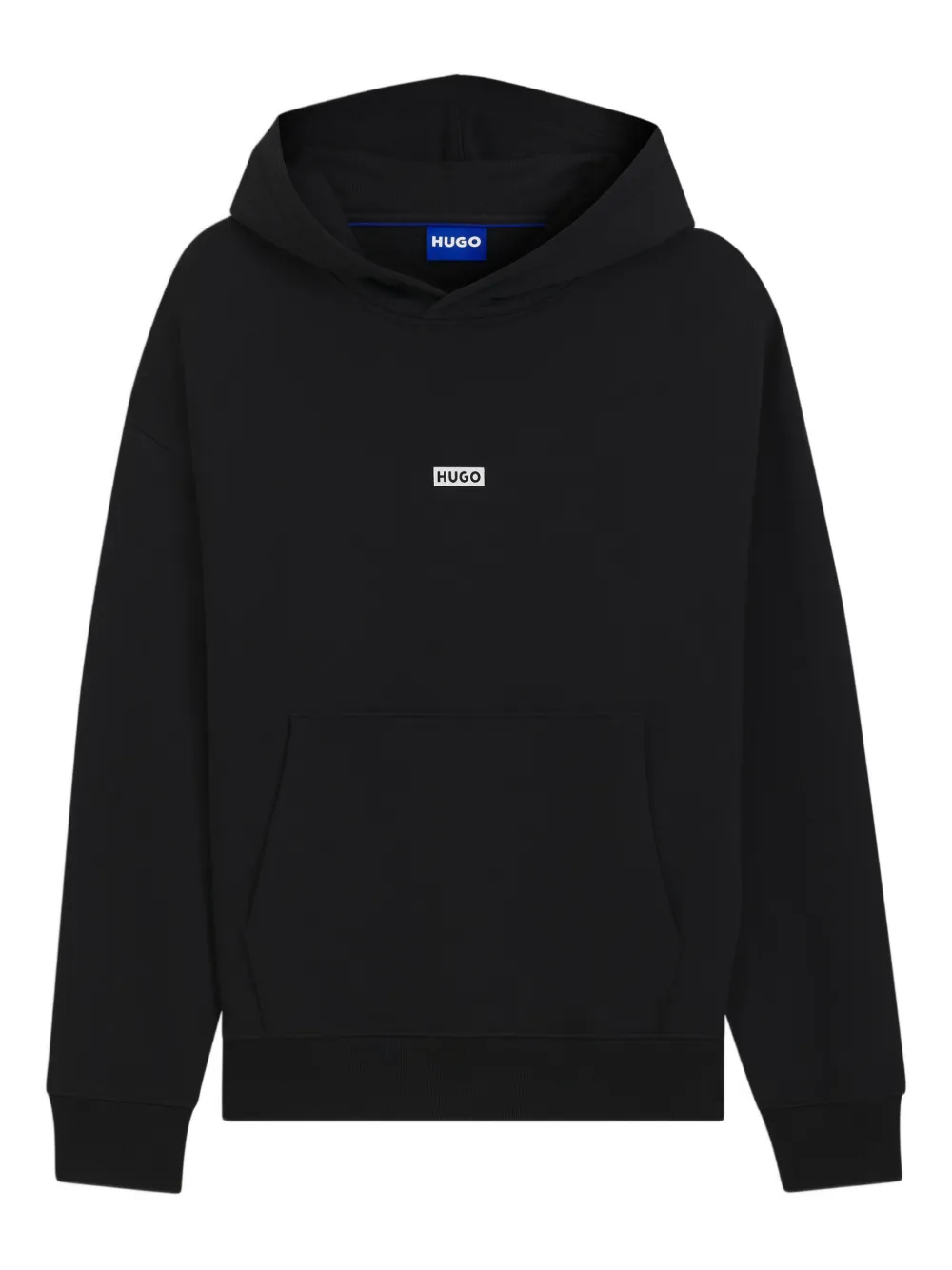 HUGO logo-print hoodie | noir | Image 1