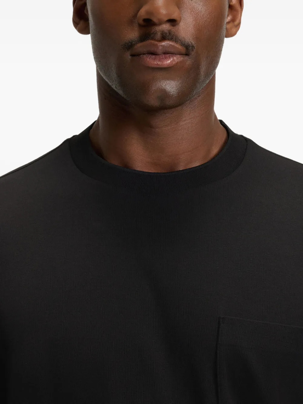 BOSS Katoenen T-shirt Zwart