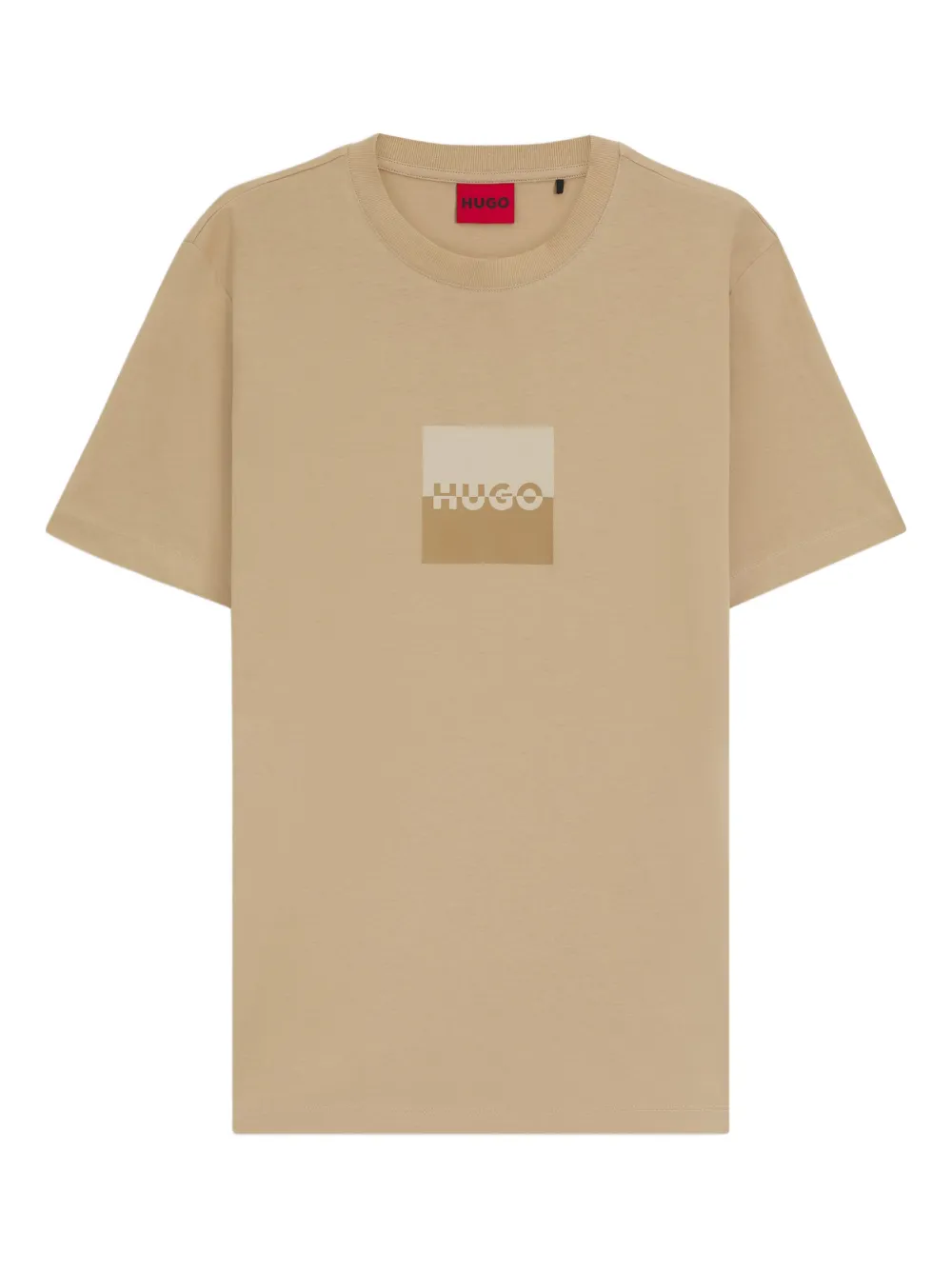 HUGO Camiseta com estampa de logo | Neutro | Image 1