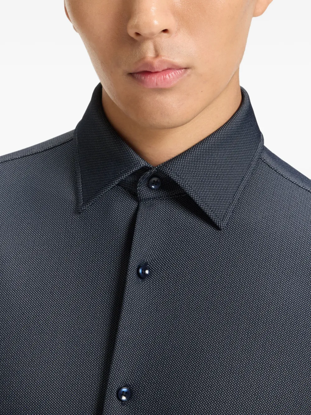 BOSS Overhemd met lange mouwen Blauw