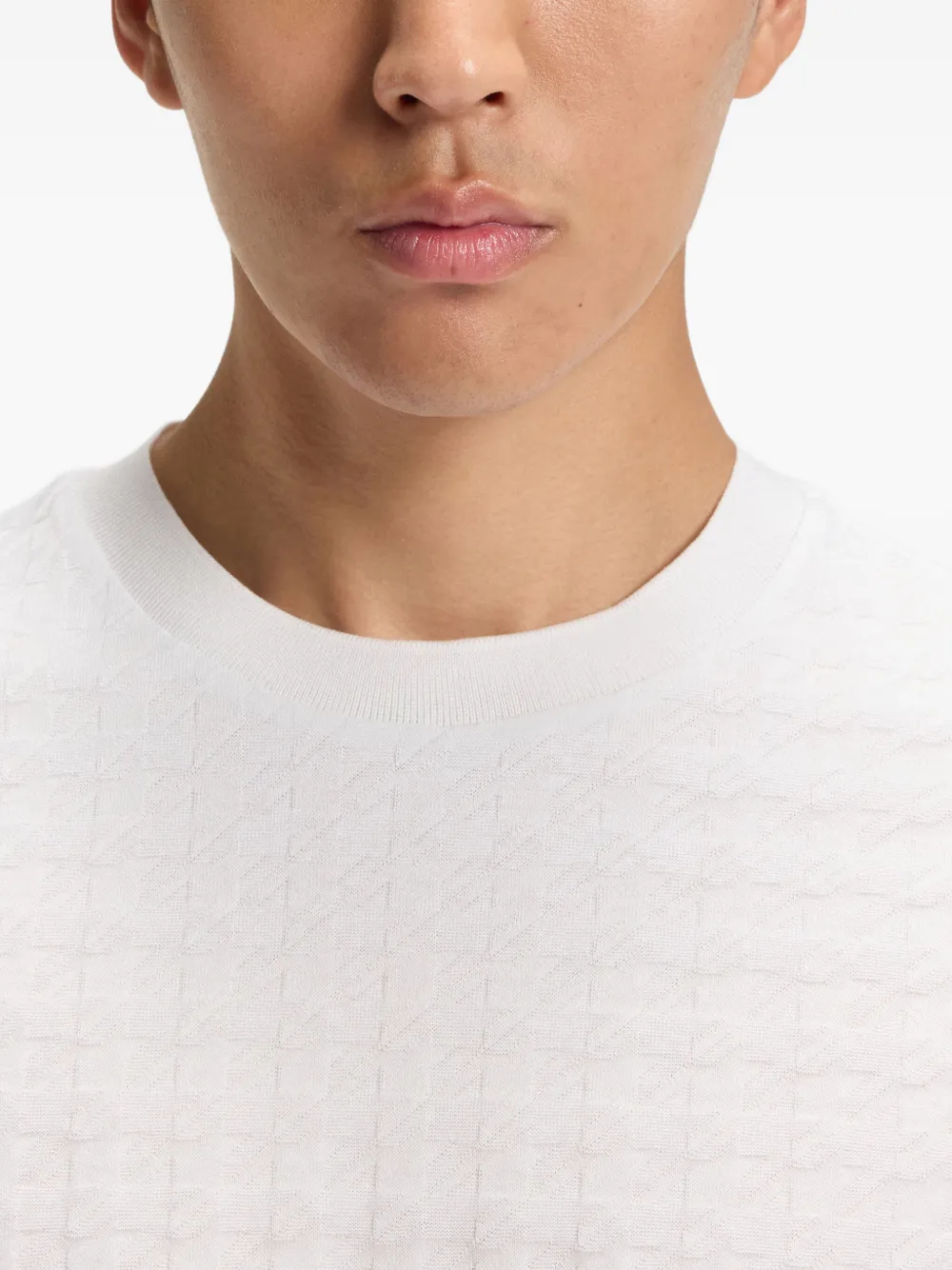 BOSS Katoenen T-shirt Wit