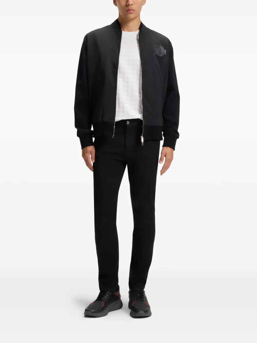 BOSS Katoenen T-shirt - Wit