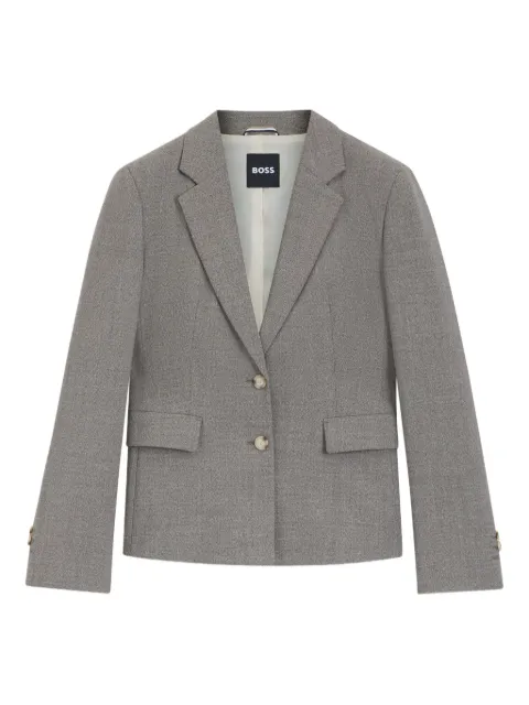 BOSS mélange-effect blazer