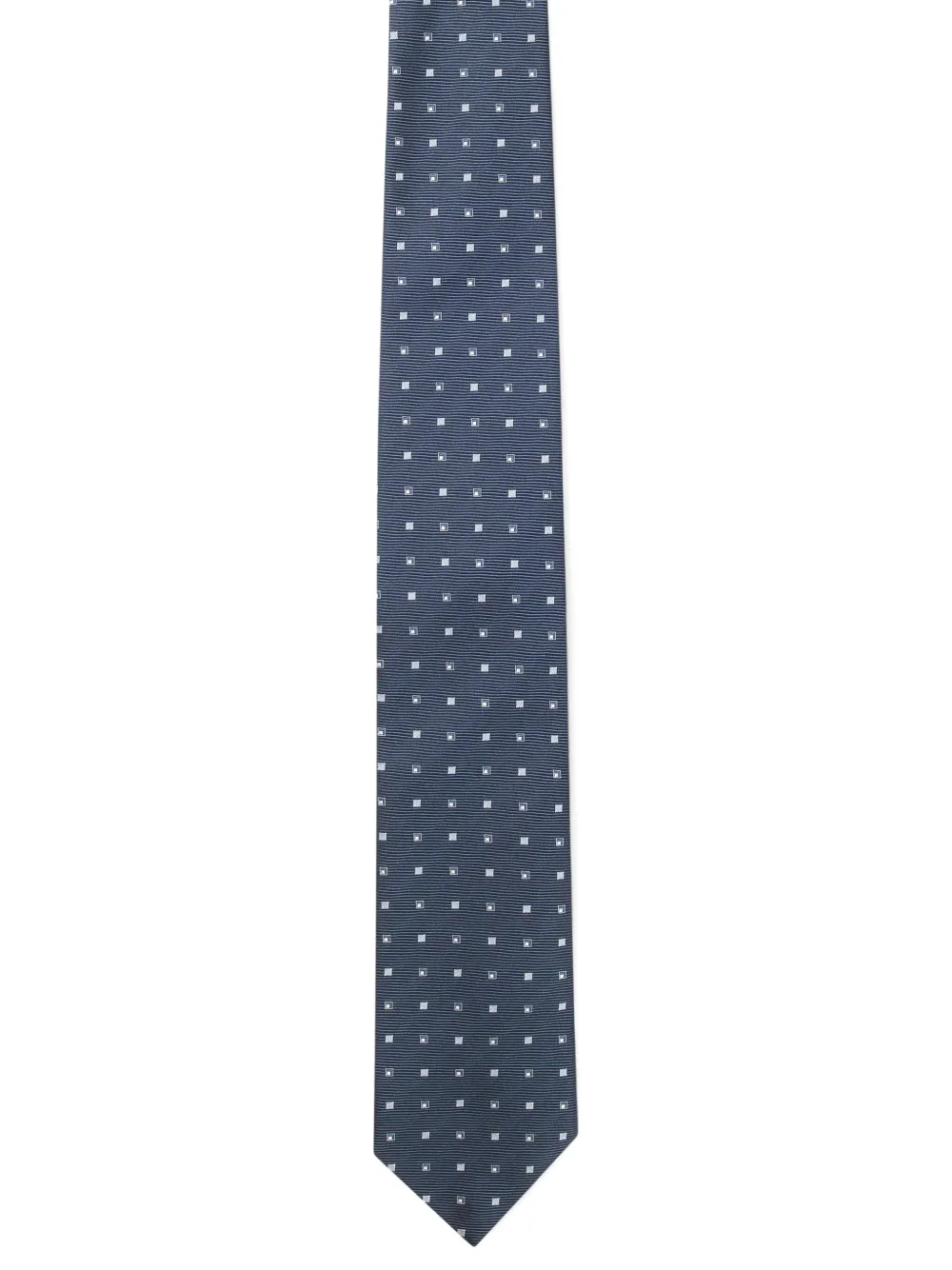 Hugo Boss Patterned Tie In Blue