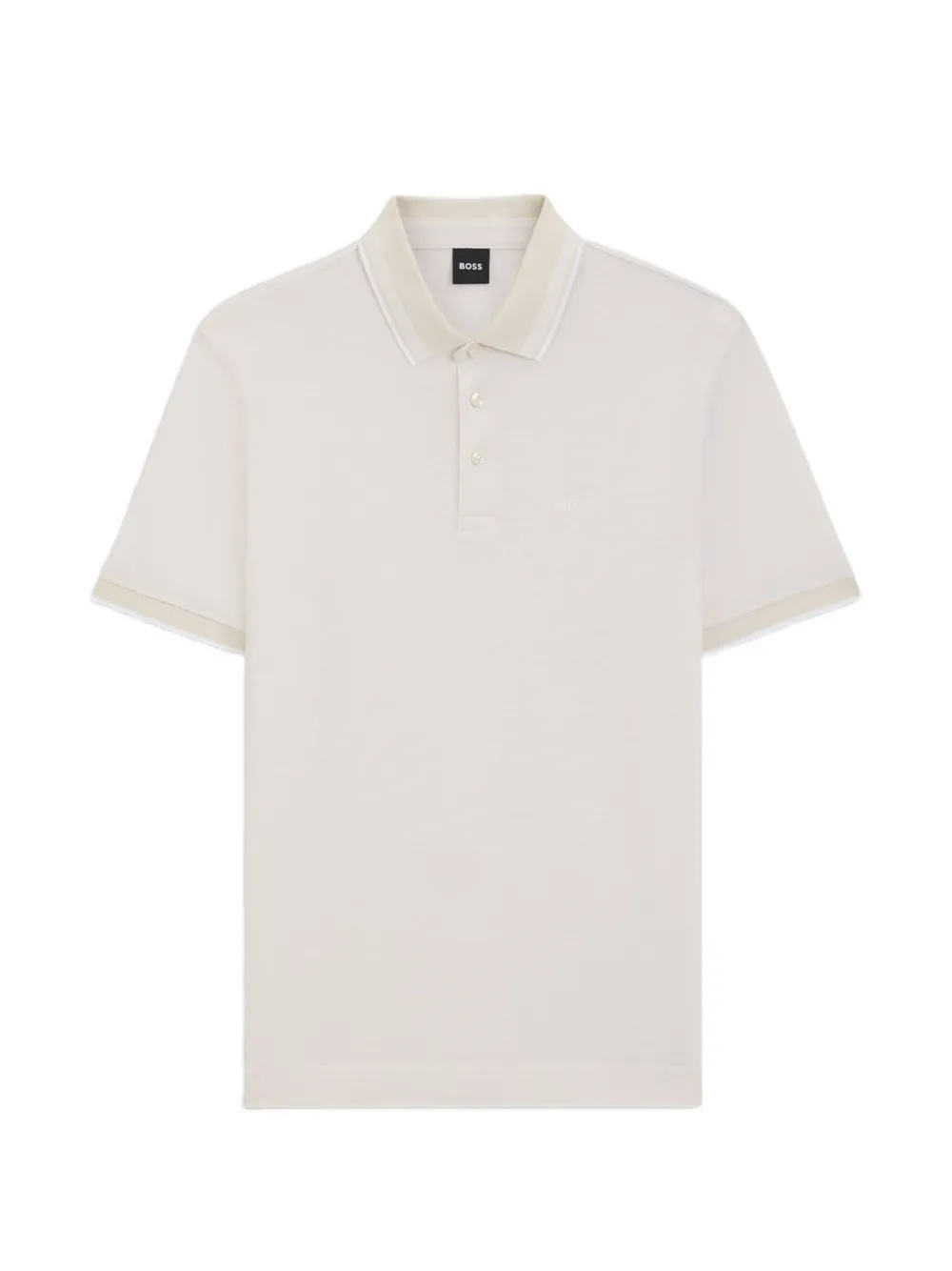 BOSS Poloshirt aus Piqué - Weiß