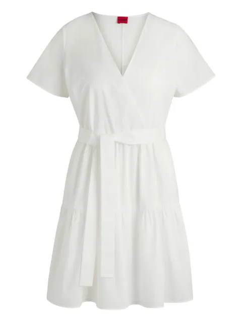 HUGO Vestido envelope de popeline