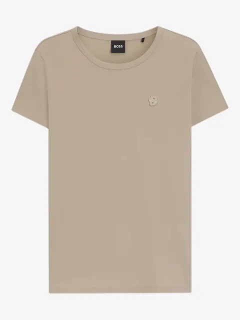 BOSS logo-appliqué cotton T-shirt