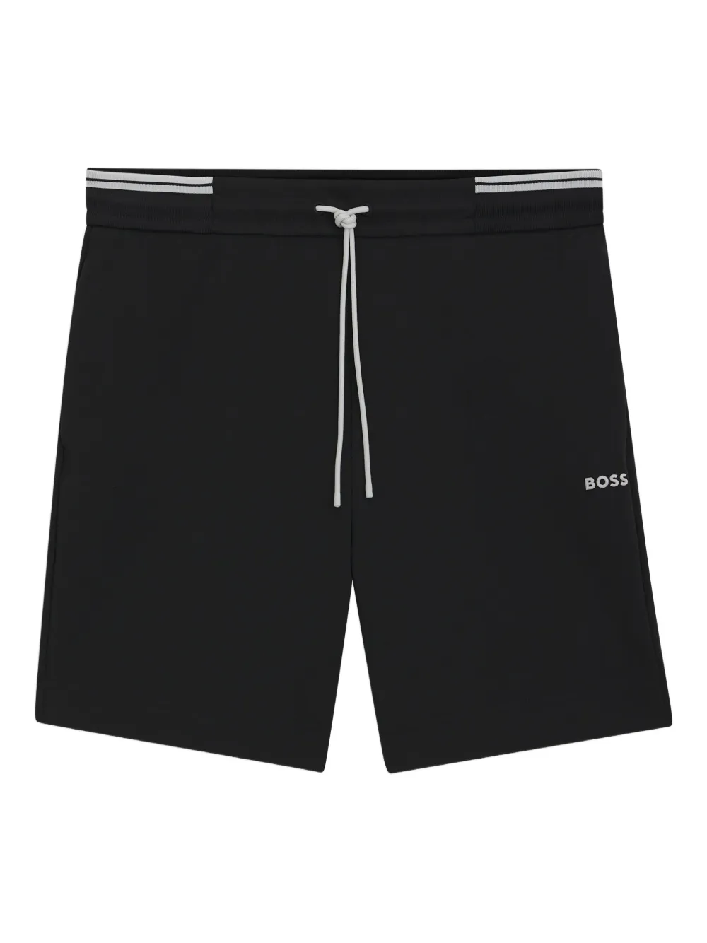 BOSS Trainingsshorts met geborduurd logo Zwart