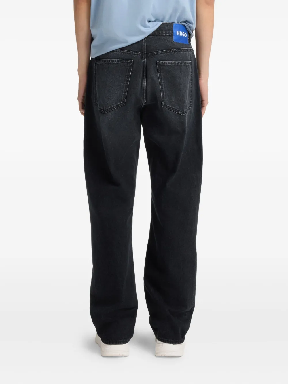 HUGO Jeans met effect Blauw