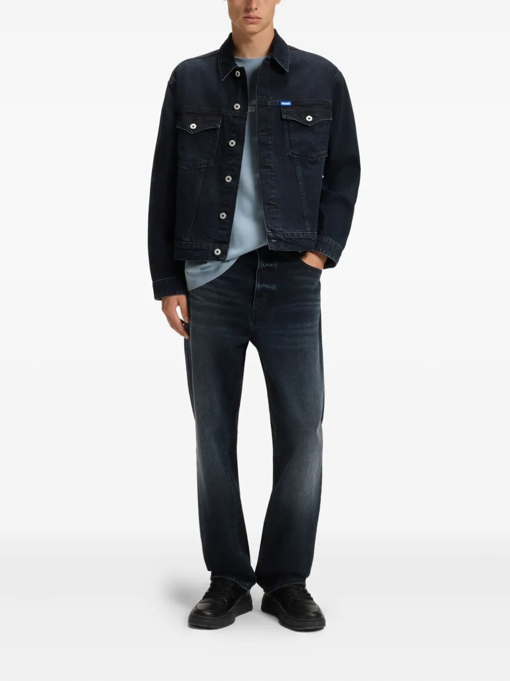HUGO Camiseta com estampa de logo | Camisetas | Image 2