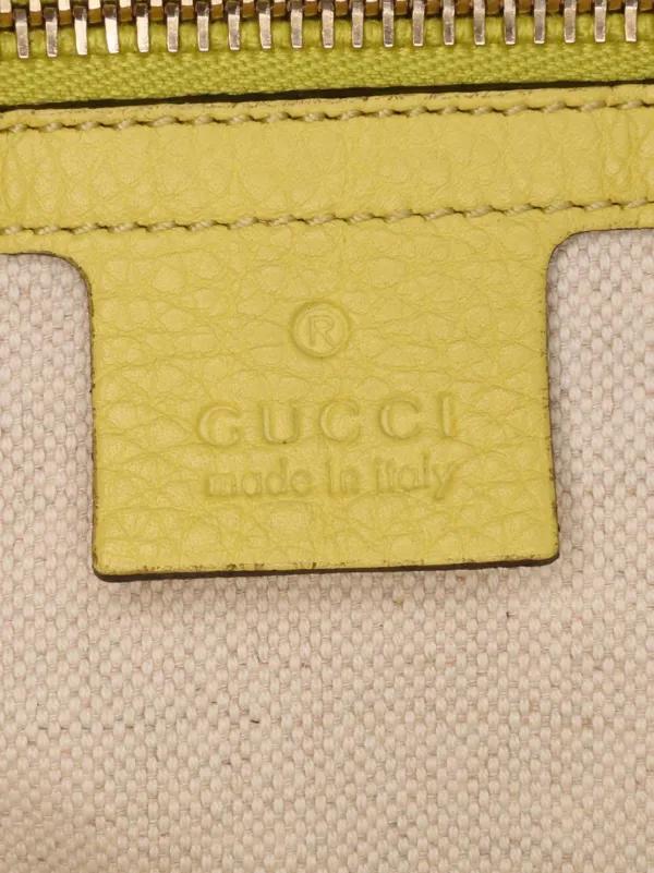 Gucci Pre-Owned 2016-2024 Medium Calfskin Bamboo Shopper