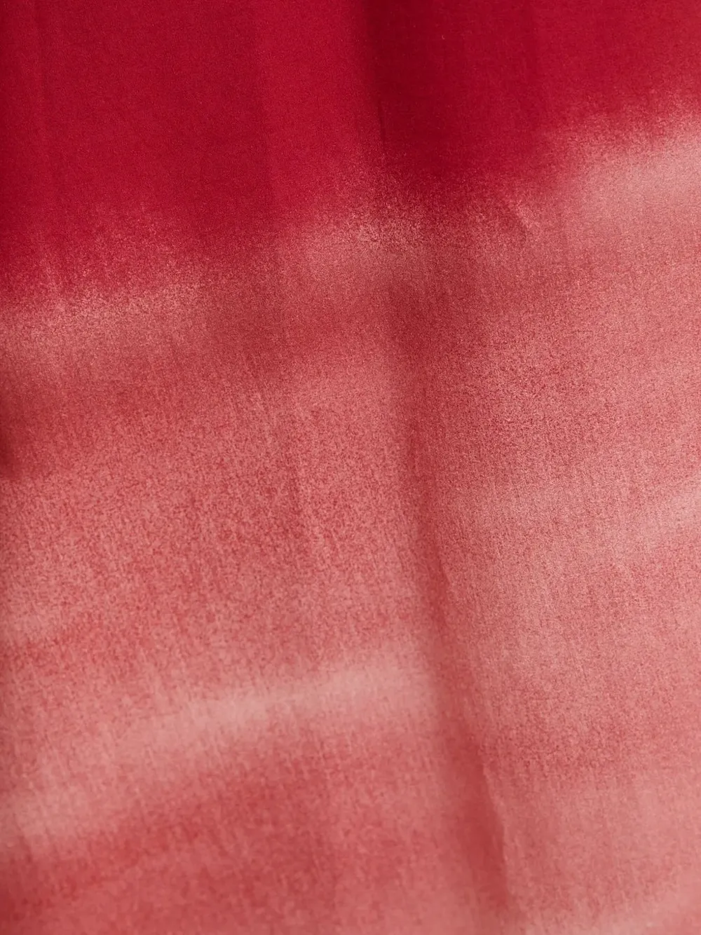 Liviana Conti Ombre jurk met tie-dye print Rood