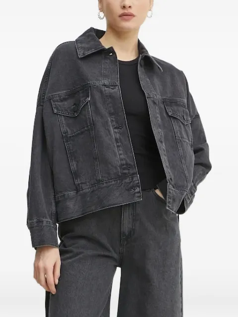 Liviana Conti belted denim jacket
