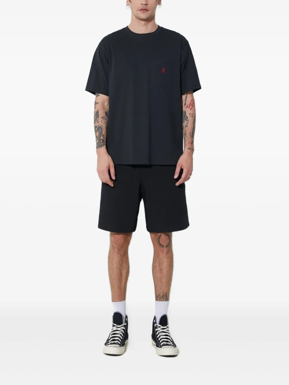 Gramicci web-belt track shorts Zwart