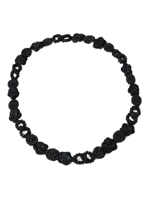 Liviana Conti crocheted-flowers necklace