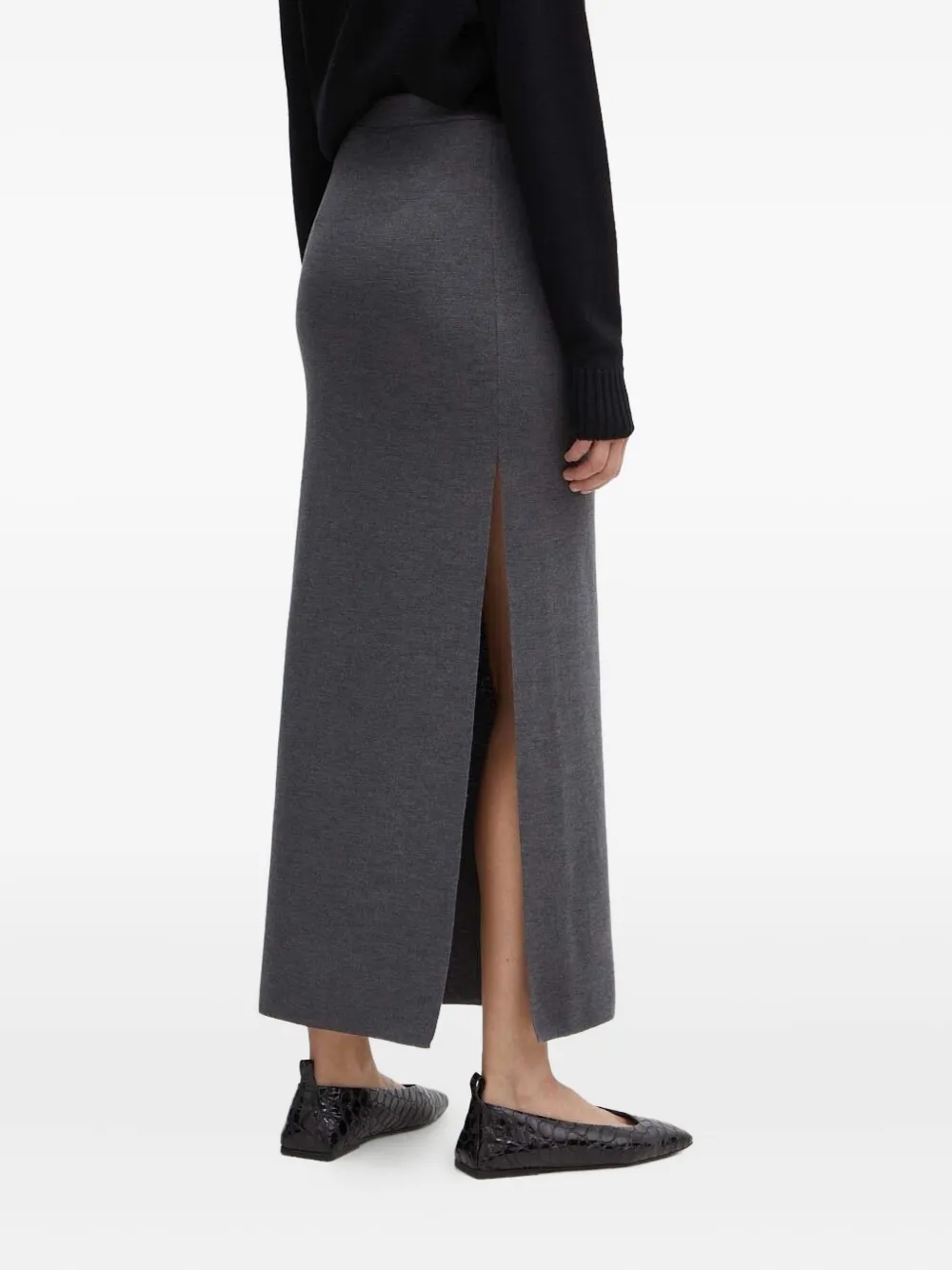 Liviana Conti side-slit maxi skirt | Straight Skirts | Image 2