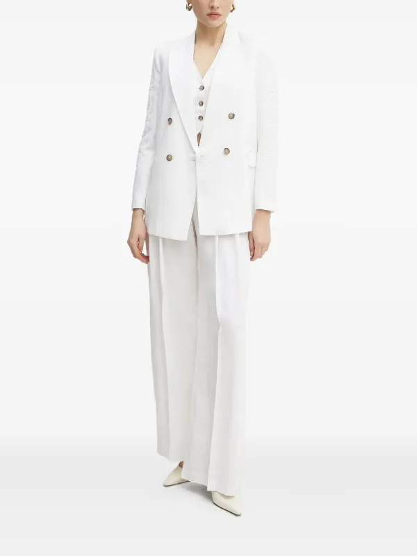 ERMANNO FIRENZE ノースリーブ トップ | ホワイト | FARFETCH JP