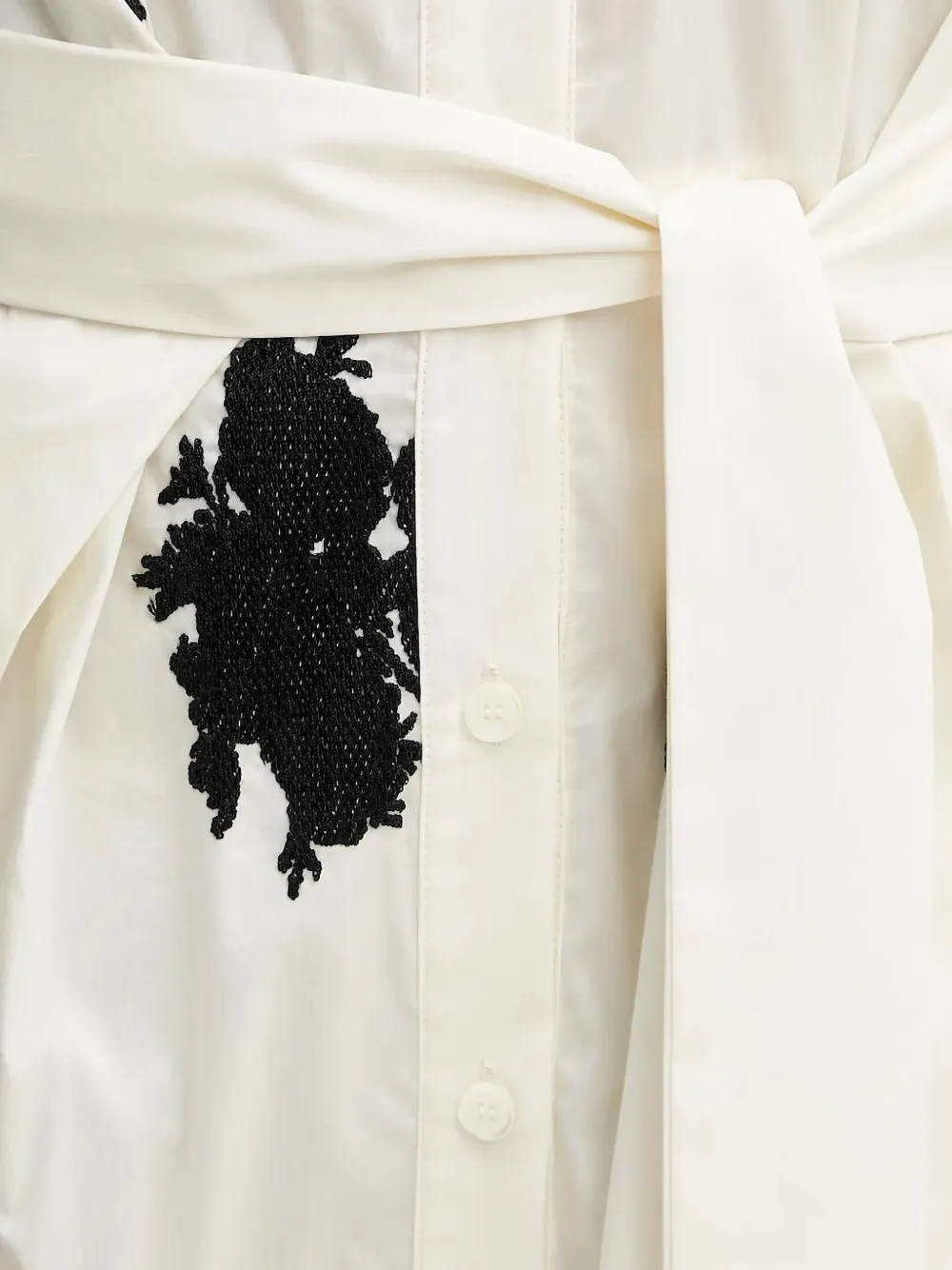 Liviana Conti Blousejurk met bloemenprint Wit