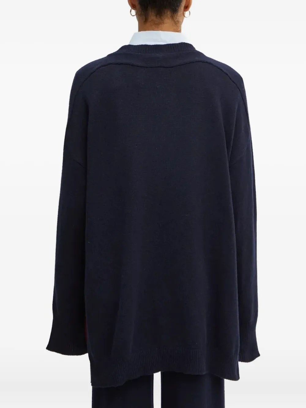 Liviana Conti buttoned-sleeves side-split sweater | Knitted Sweaters | Image 2