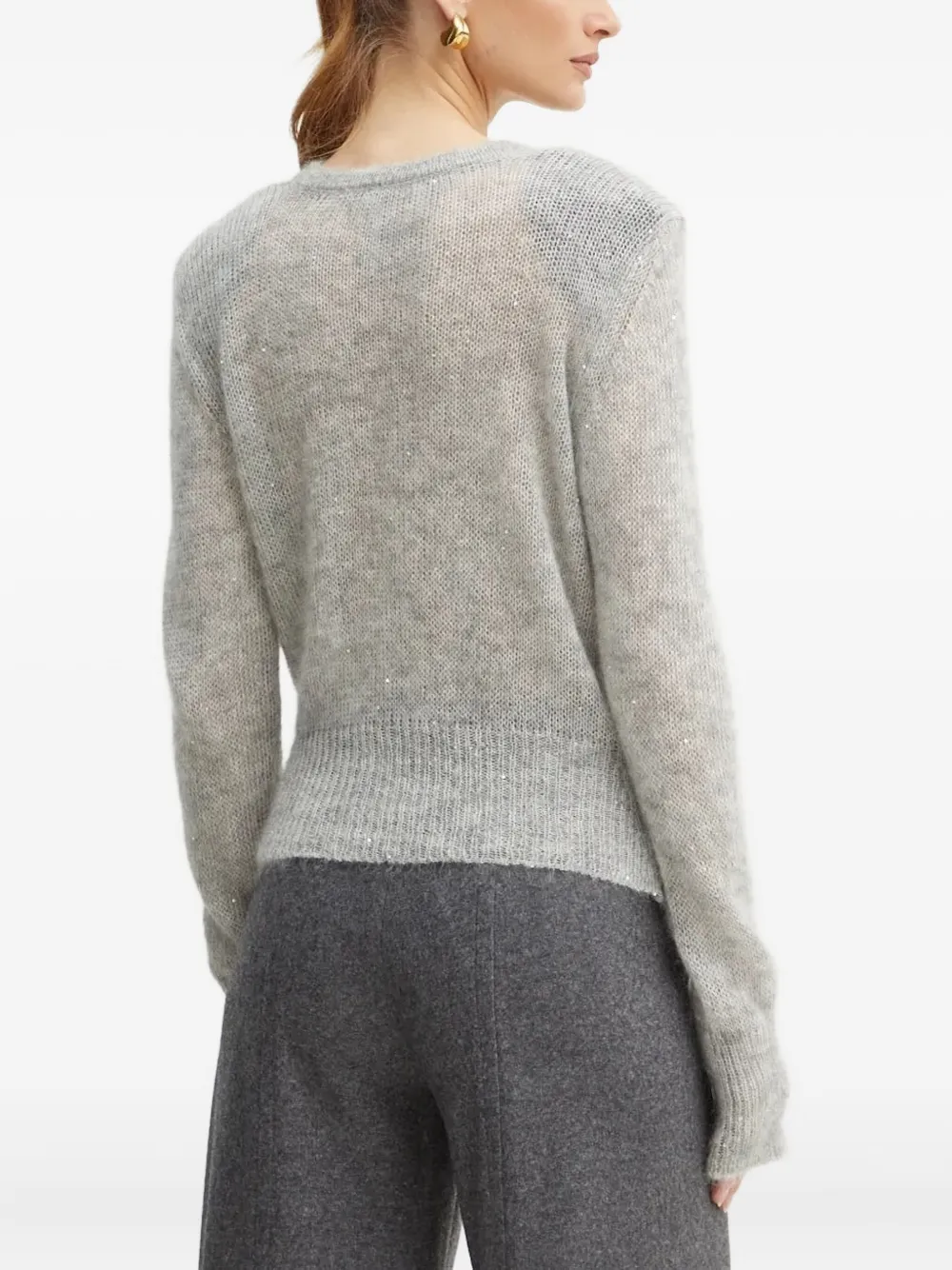 Liviana Conti sequin-embellished buttoned cardigan | Cardigans | Image 2