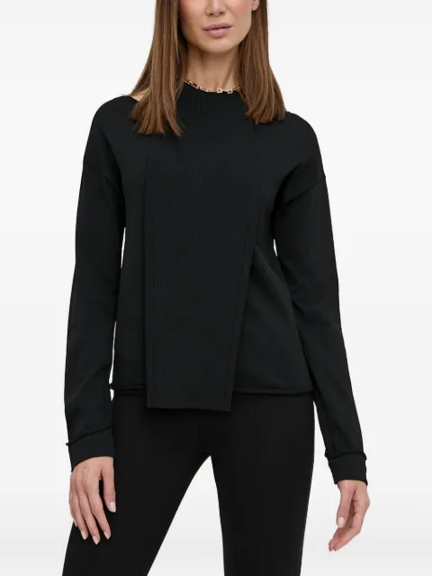 Liviana Conti ribbed-panel sweatshirt