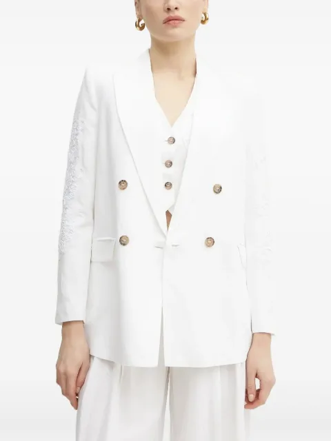 Ermanno Scervino embroidered double-breasted blazer