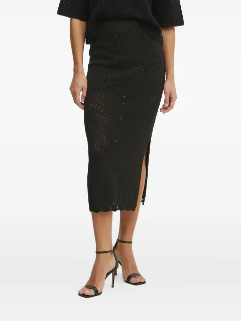 Liviana Conti knitted midi skirt