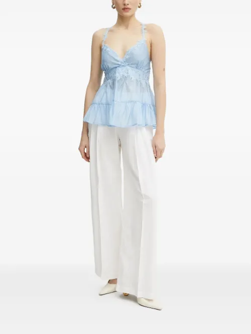 Haut à volants superposés - Ermanno Scervino - Modalova