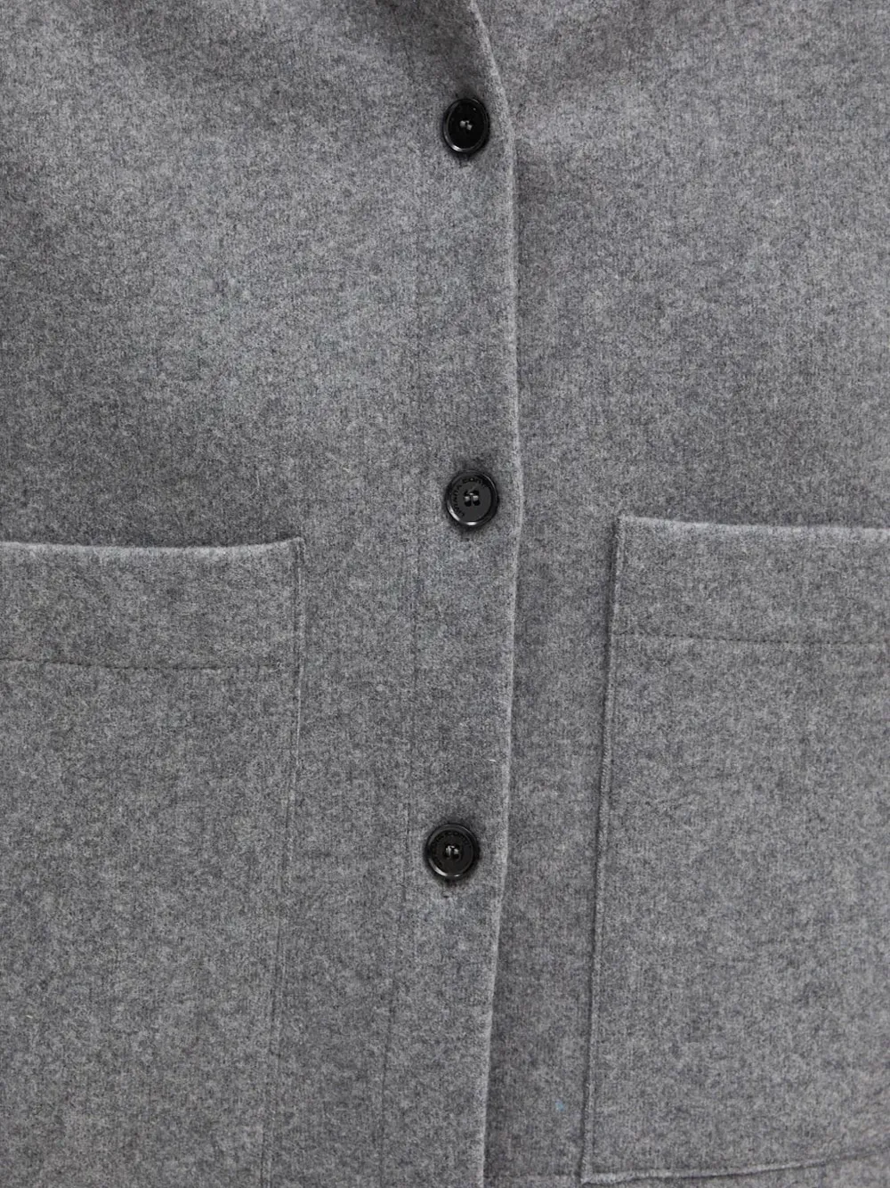 Liviana Conti Buttoned Jacket In Gray