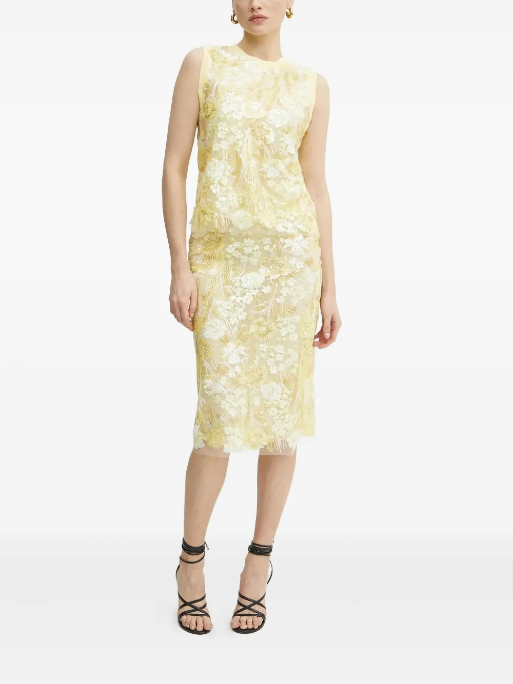 Ermanno Scervino floral-embroidered sequin skirt | Pencil Skirts | Image 2