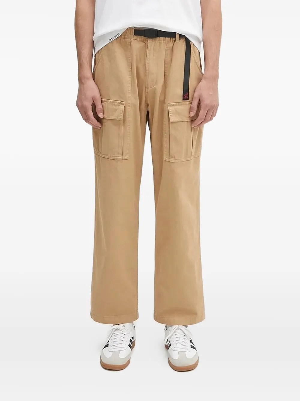 Gramicci belted cargo-pocket trousers | neutral | Image 1