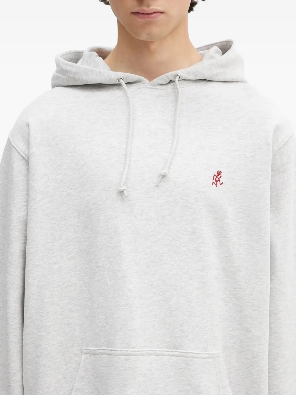 Embroidered-Logo Hoodie