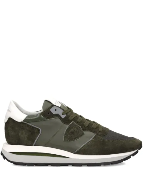 Philippe Model Paris Tropez Haute suede-panelled sneakers