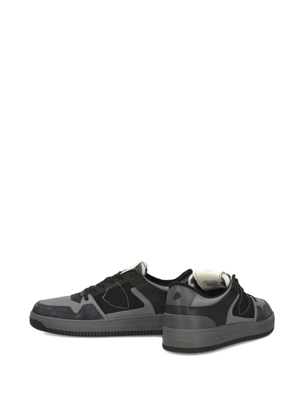 Philippe Model Paris mesh panelled low-top sneakers Grey