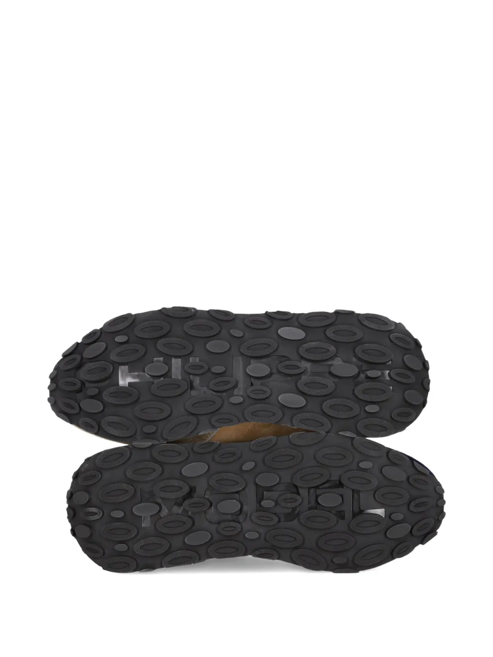 Philippe Model Paris Tropez Haute suede-panelled sneakers Brown