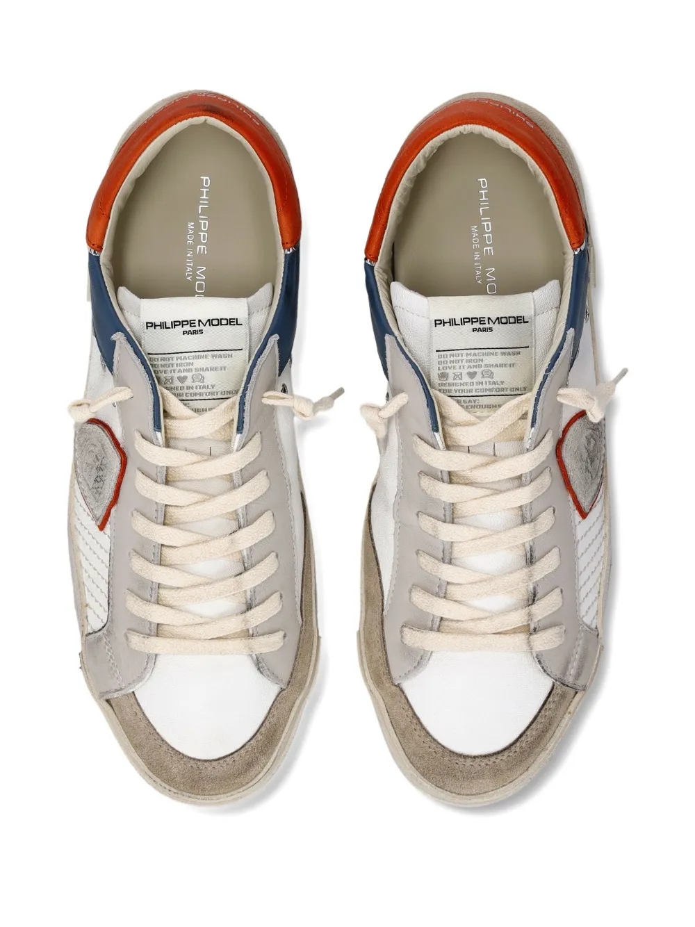 Philippe Model Paris Prsx colour-blocked low-top sneakers White