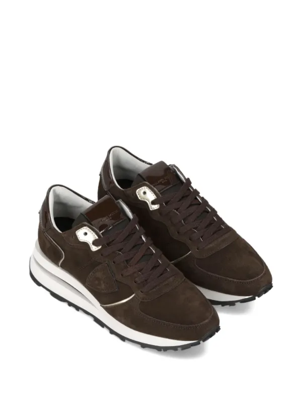 Philippe Model Paris スエード スニーカー | ブラウン | FARFETCH JP