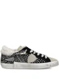 Philippe Model Paris shearling-trim sneakers - Blue